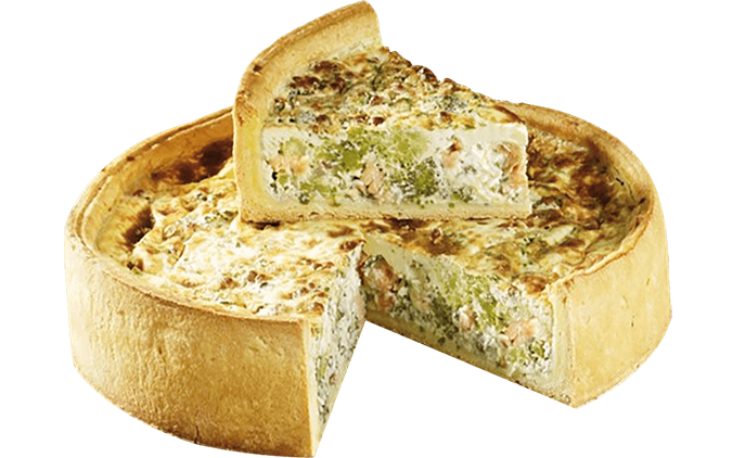 Nos tartes salées - tarte saumon brocoli