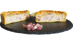 Tarte salée - quiche lorraine